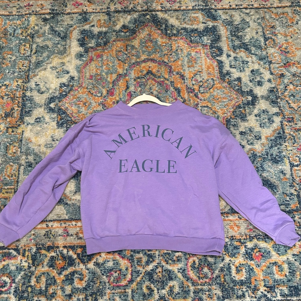 purple American Eagle sweatshirt